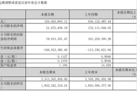 欧晶科技一季度净利下滑87% 存货激增至5.45亿元图片