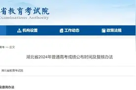 刚刚！2024年湖北高考查分通道公布图片