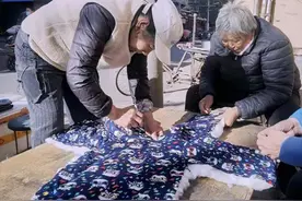 俞见|暖心的花棉祆图片