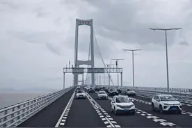 深中通道正式通车试运营图片