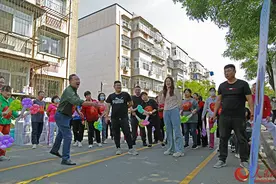 天津西青：趣味运动增进邻里亲情图片