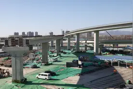 上跨高速、下穿地铁，北清路快速化改造一期工程年内完工图片