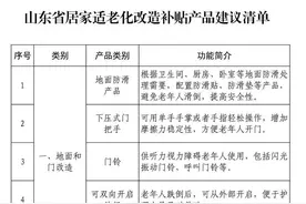 家里有老人的泰安人快看！适老化改造补贴来了，最高可补30%！图片
