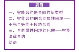 翟文豪｜区块链智能合约的合同属性困境及其化解图片