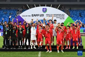 东亚足联U15男足锦标赛：中国胜日本图片
