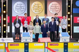 中国游泳队收获24枚奖牌位居第一！2024年世界泳联游泳世界杯（上海站）圆满落幕图片