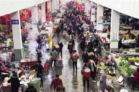 赶一场年味里的乡愁图片