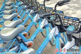 兰州15000辆共享单车有了舒适清凉坐垫图片
