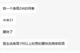 长得高更容易腰间盘突出？图片