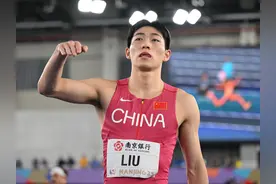 （体育）田径——南京室内世锦赛：秦伟搏、刘俊茜晋级男子60米栏决赛图片