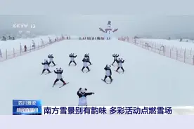 雅安一滑雪场“开板”迎客 “滚滚”也登场了图片