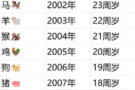 属于00后的年龄表还是来了图片