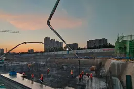 西安马腾空安置房项目按下施工加速键图片