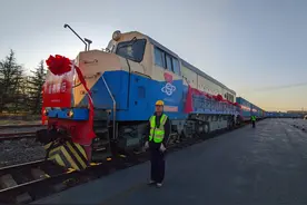 山西长治首次开行中欧班列图片