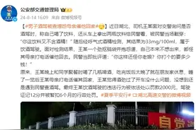 湖北一男子酒驾被查，埋怨其母亲打电话催他回去图片