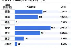 1560家A股企业年报预告扫描：正丹股份暂列“预增王”，这些行业2024年“稳赚不赔”图片