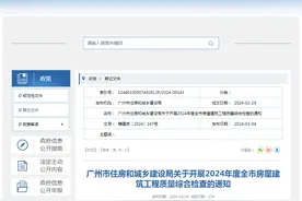 广州市住房和城乡建设局关于开展2024年度全市房屋建筑工程质量综合检查的通知图片