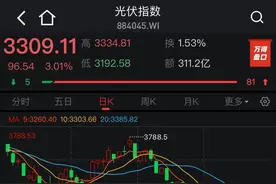 今日光伏板块为何迎来罕见大涨？图片