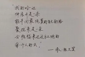 “生命以痛吻我，幸好还有诗歌”图片