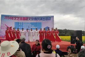 渌口油菜花海文化节开幕啦！市文化馆、市合唱协会齐送文化下乡图片