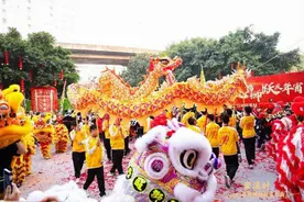 图集｜传承百年民俗，广州白云棠景街闹元宵仪式感满满图片