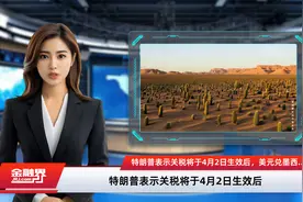 特朗普表示关税将于4月2日生效后，美元兑墨西哥比索进一步走弱，最终报1美元兑20.4007比索视频封面