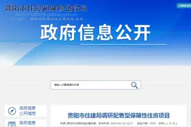 贵阳市住房和城乡建设局调研配售型保障性住房项目图片