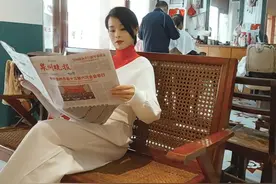 明星胡杏儿泉州记忆复古大片上线 她给朋友们写明信片说泉州太美了图片