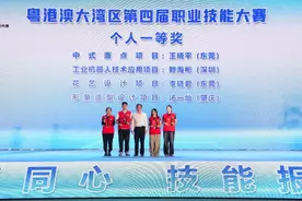 粤港澳大湾区第四届职业技能大赛顺利举办图片