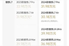 理想汽车发布2024款L系列产品公告 调整车型序列和首销购车权益图片
