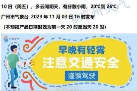 全国气温偏高，广州还是30℃！广州人11月继续穿短袖图片