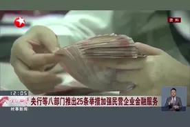 央行等八部门推出25条举措加强民营企业金融服务视频封面
