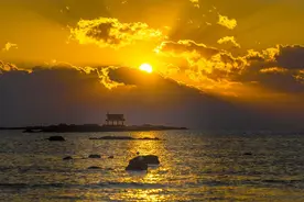 山东日照：初临冬时 景韵悠长图片