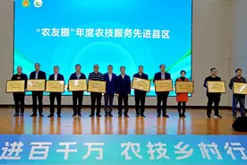 全省仅10个！韶关武江区荣获“农友圈”2024年度农技服务先进县图片