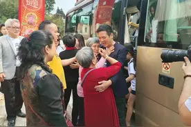 爱国侨领庄西言后裔踏上故土寻根祭祖图片