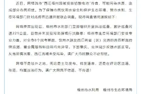 官方回应西江梧州段被投放电池传言图片