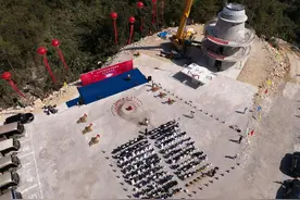 “中国天眼”核心阵试验样机开工建设图片