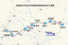 成都至达州至万州高铁站房工程正式开建图片