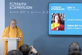 少林寺方丈释永信联合国气候大会发声：禅宗在气候问题中可发挥积极作用图片