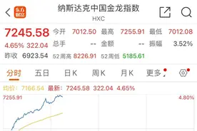 深夜，中国金龙指数猛拉！中概股，全线大涨！斗鱼、蔚来、小鹏汽车涨超12%图片