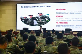 市中医医院情系民兵，将优质中医药服务送到民兵训练营图片