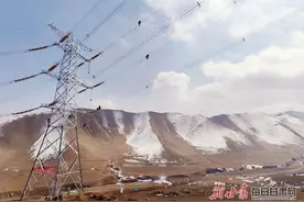 国网武威供电公司：清明假期不停工 电网建设施工忙图片