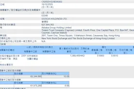 阿里巴巴出售136.94万股快狗打车股份，持股比降至9.88%图片