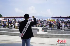 韩国渔民集会抗议日本核污染水排海图片