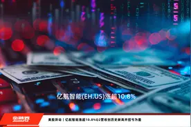 美股异动｜亿航智能涨超10.8%Q2营收创历史新高并扭亏为盈视频封面
