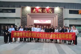 文化融合促进民心相通，港澳青年走进湾区开展交流活动图片