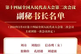 （图表）两会受权发布|第十四届全国人民代表大会第二次会议副秘书长名单图片