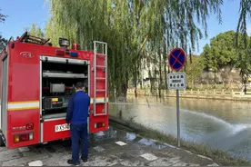 荆州区消防救援大队新建天然水源取水点测试顺利完成图片