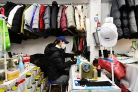 羽绒服翻新今冬受追捧图片