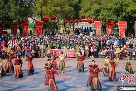 三星堆博物馆新年大典启幕 古蜀圣地祈新福图片
